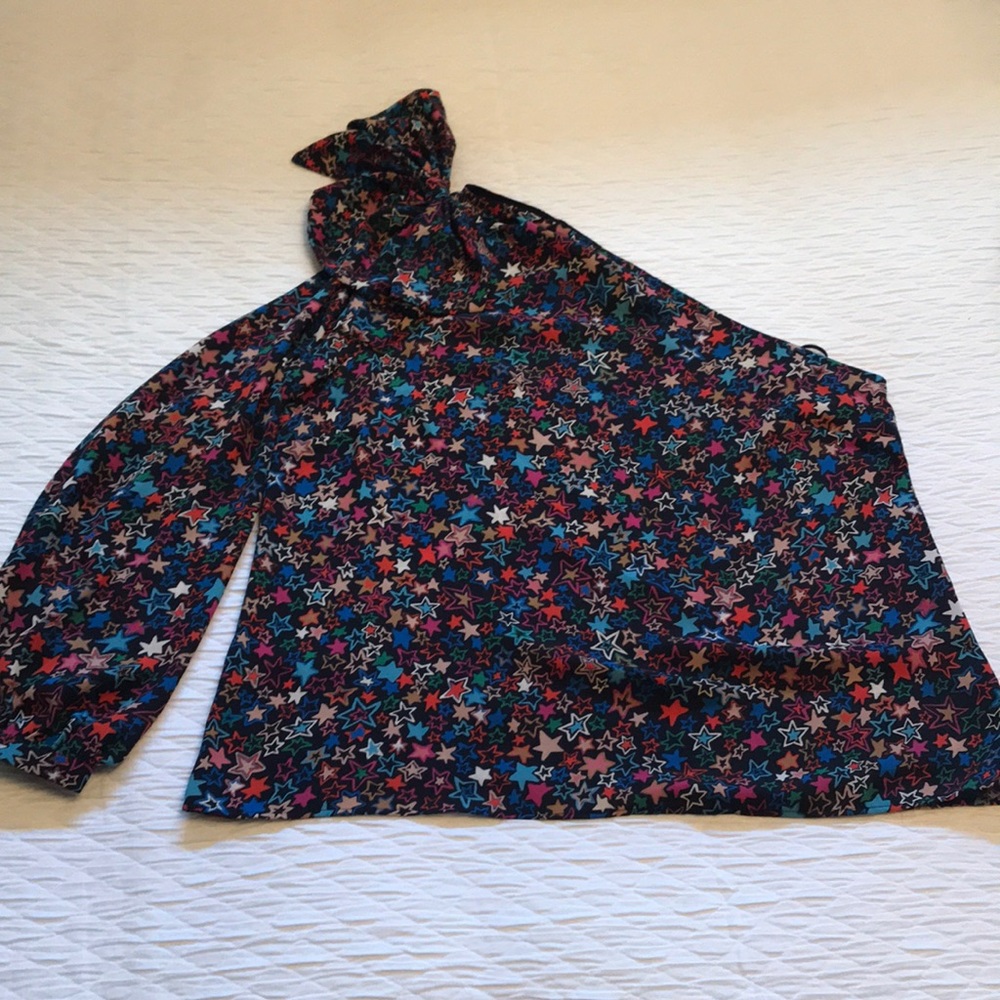 Never worn Jcrew one shoulder blouse